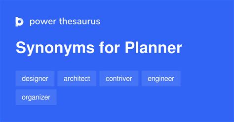 another word for planner organizer.
